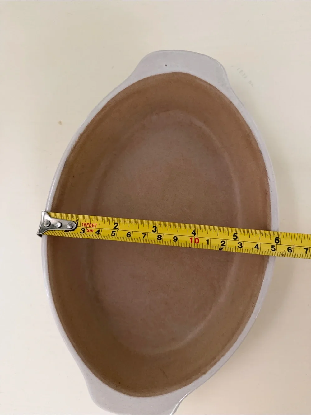 The Pampered Chef Stoneware Family Heritage Collection 9” Oval Baking Dish